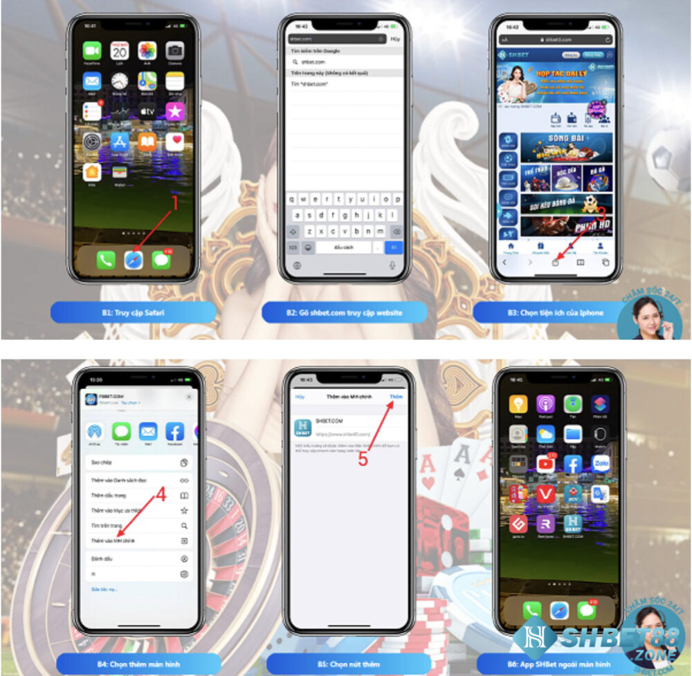 Hướng dẫn cách tải app Shbet chi tiết trên iOS và Android 10 Mô tả các bước tải app Shbet trên điện thoại iOS