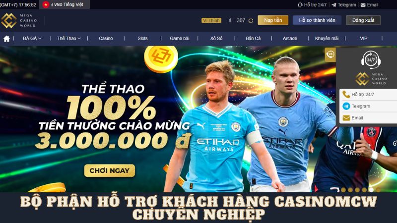 Casinomcw - Thiên Đường Cá Cược Trực Tuyến Đáng Tin Cậy 14 Bộ phận hỗ trợ khách hàng casinomcw chuyên nghiệp